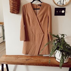 Cynthia Steffe Camel Wrap Dress